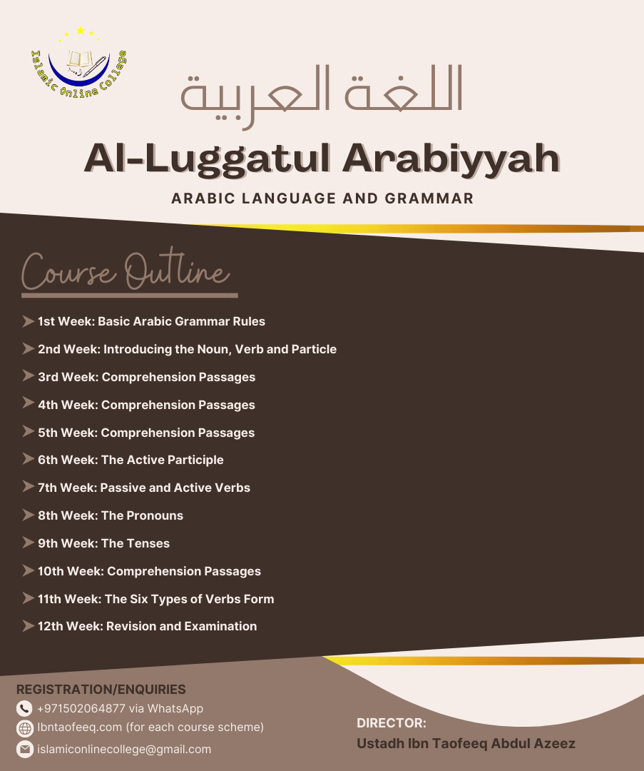 Arabic for Adults, online Arabic grammar course • Alif Arabic